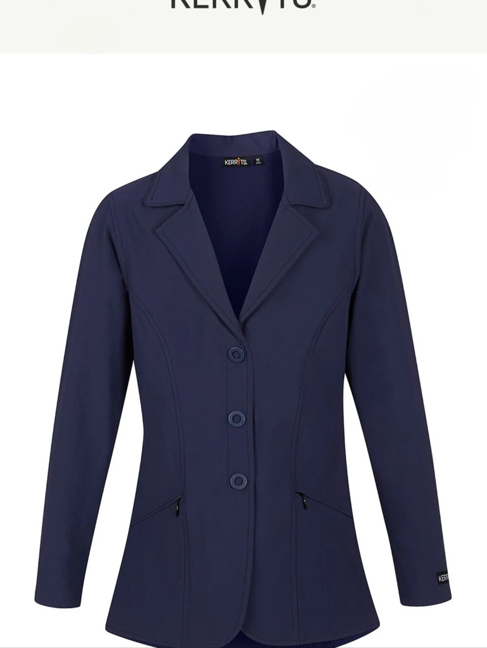 Kerrits Kids Equestrian Competitor Coat, Navy, Medium-Retail $119. Asking $35